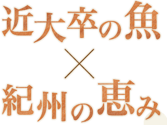 近大卒の魚×紀州の恵み